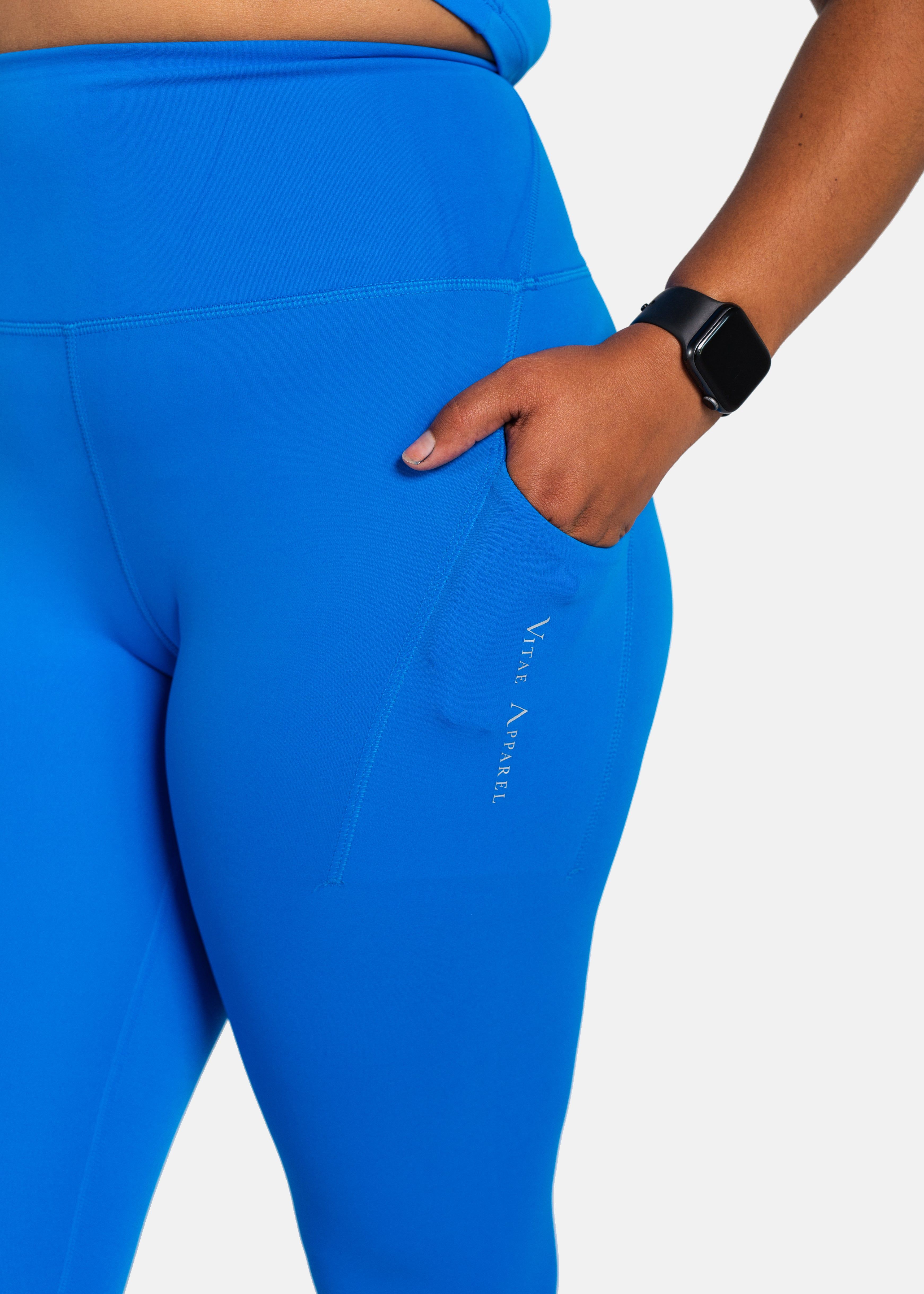 Reform Active Pocket Leggings Azure Blue sold by Vitae Apparel product image thumbnail 4