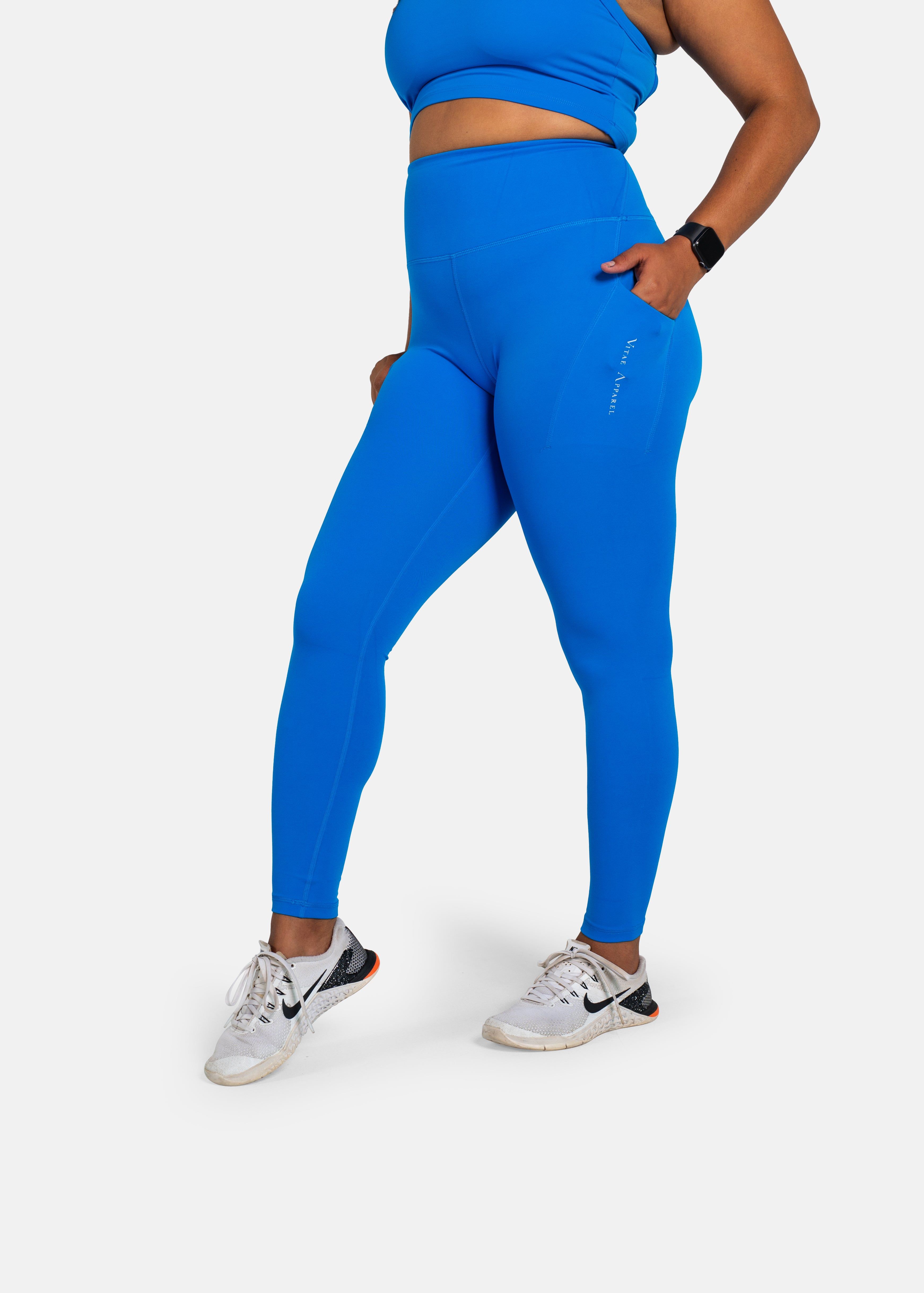 Reform Active Pocket Leggings Azure Blue sold by Vitae Apparel product image thumbnail 2