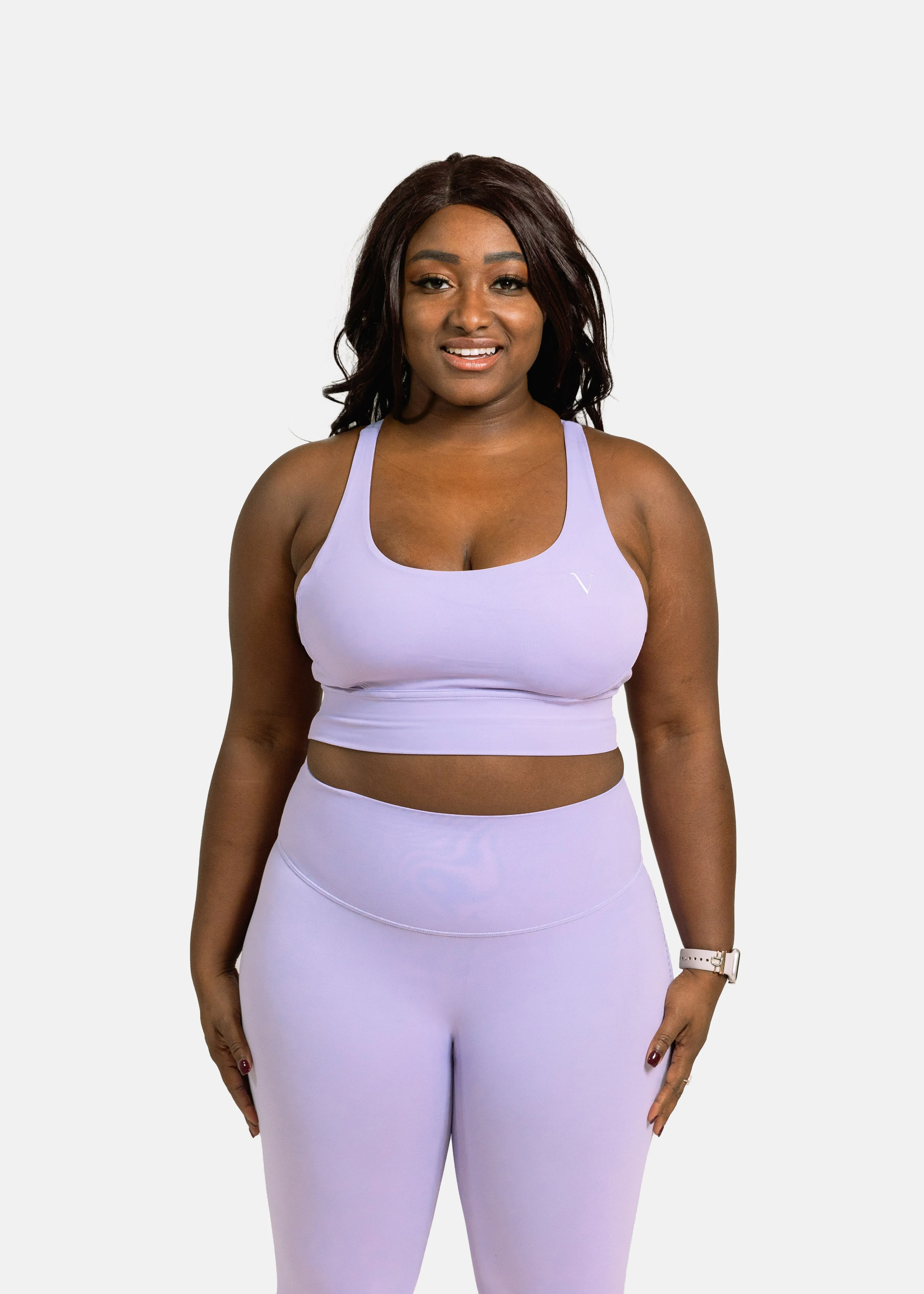 Ultra Lite Sports Bra Light Lavender sold by Vitae Apparel