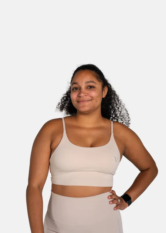 SculptLux Sport Tank Top Light Beige sold by Vitae Apparel