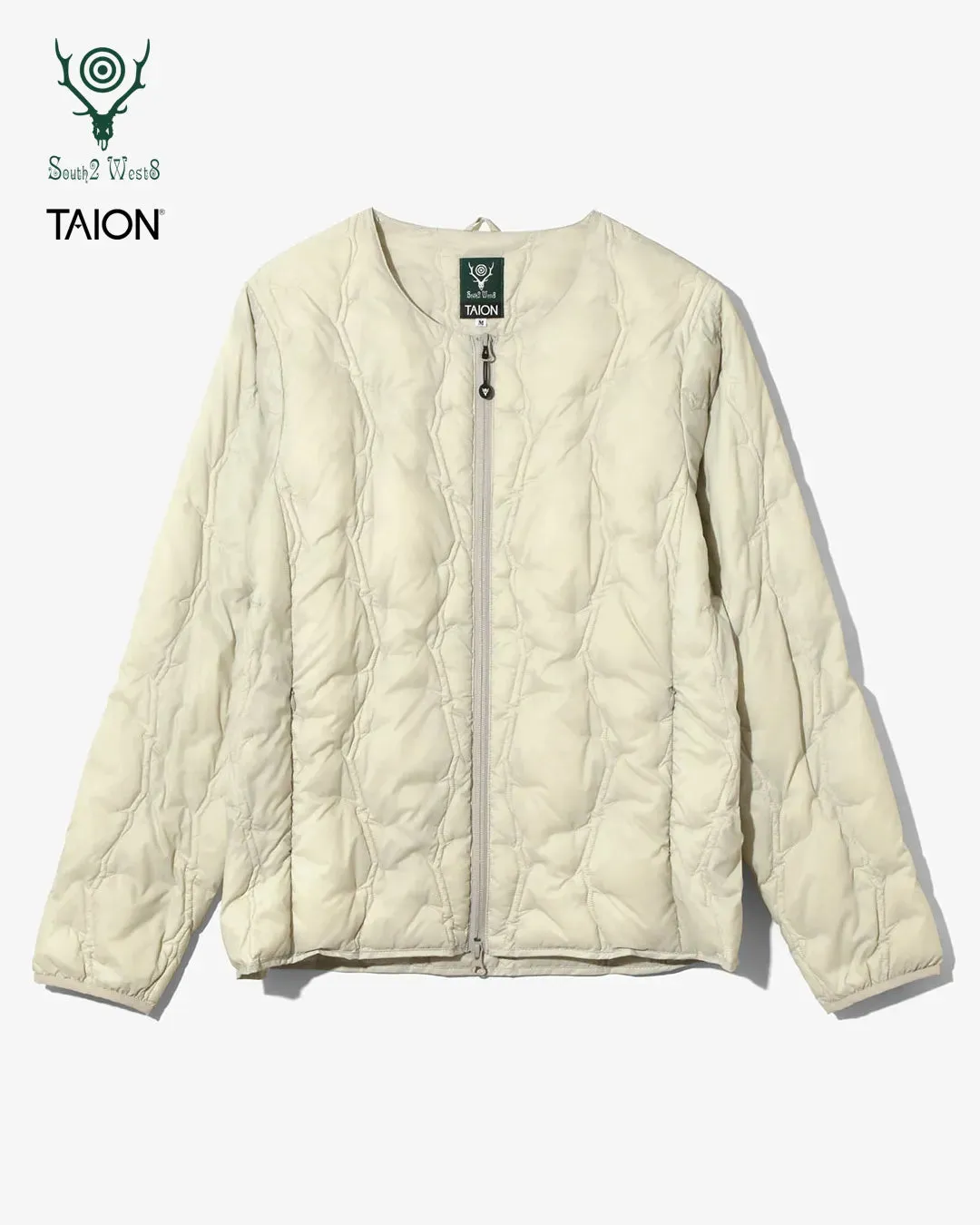 South2 West8 x TAION Crewneck Zip Down Jacket <RW698> sold by Taion