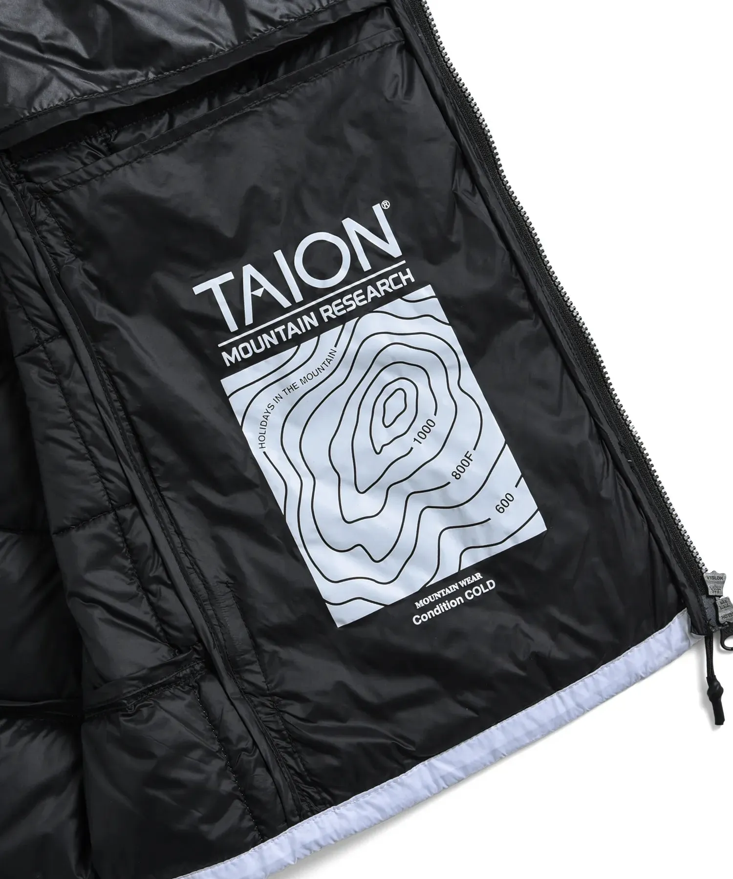 Mountain Research x TAION Basic Down Coach Jacket <MR-TA-109B-WHL> sold by Taion product image thumbnail 4