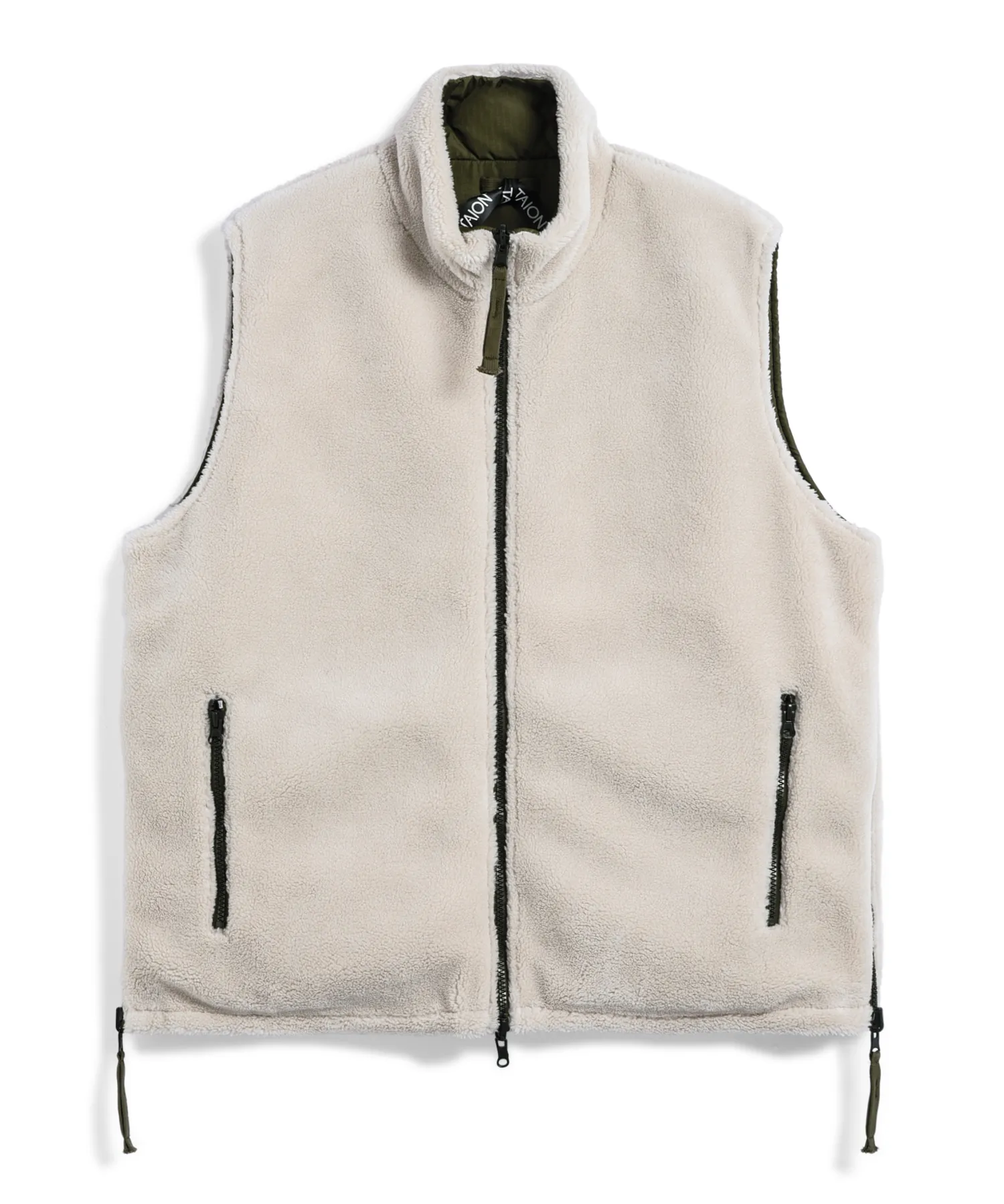 Unisex Military Reversible Hi-Neck Down Vest (Hard Shell) sold by Taion product image thumbnail 4