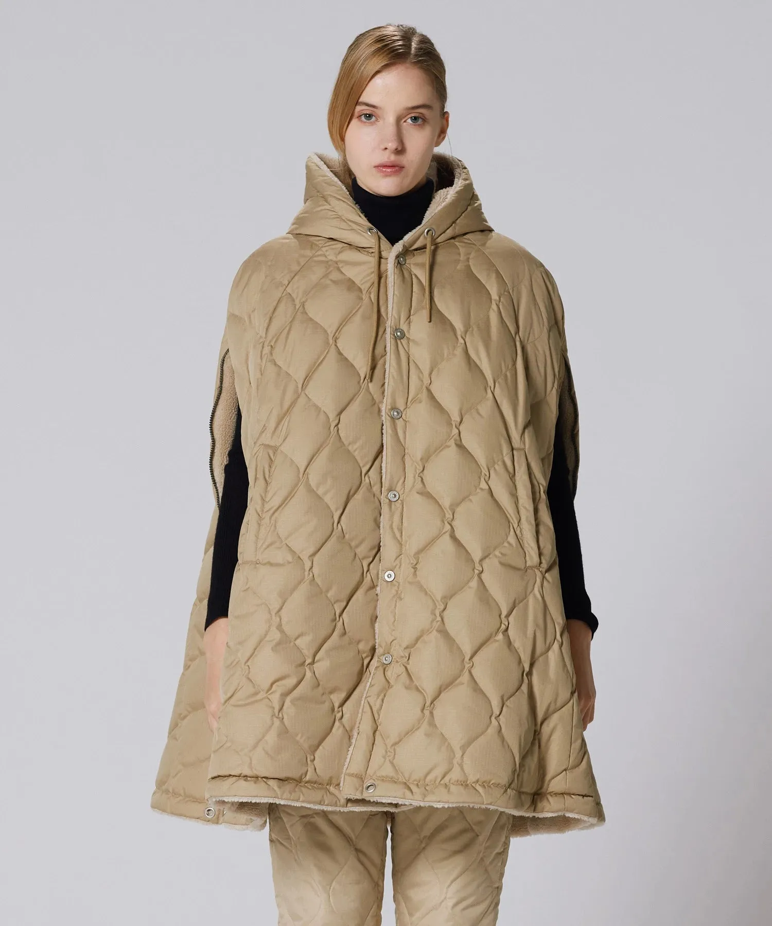 Unisex Military Down Cape sold by Taion