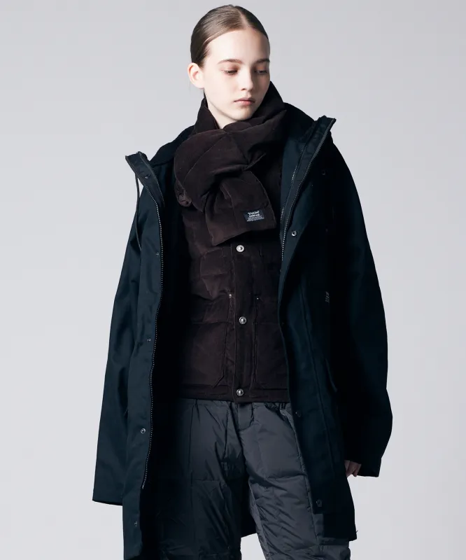 Work Corduroy x Down Scarf made by Taion