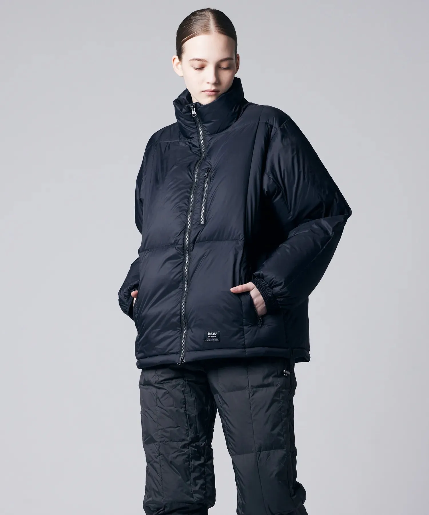 Unisex Work W-Zip Volume Down Jacket sold by Taion product image thumbnail 2