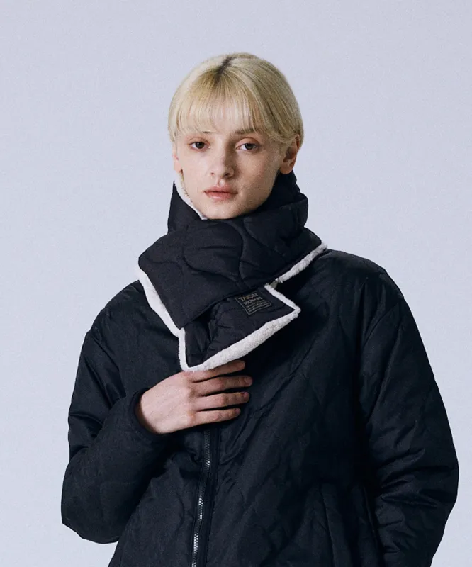 Military Reversible Down Scarf (Hard Shell) made by Taion