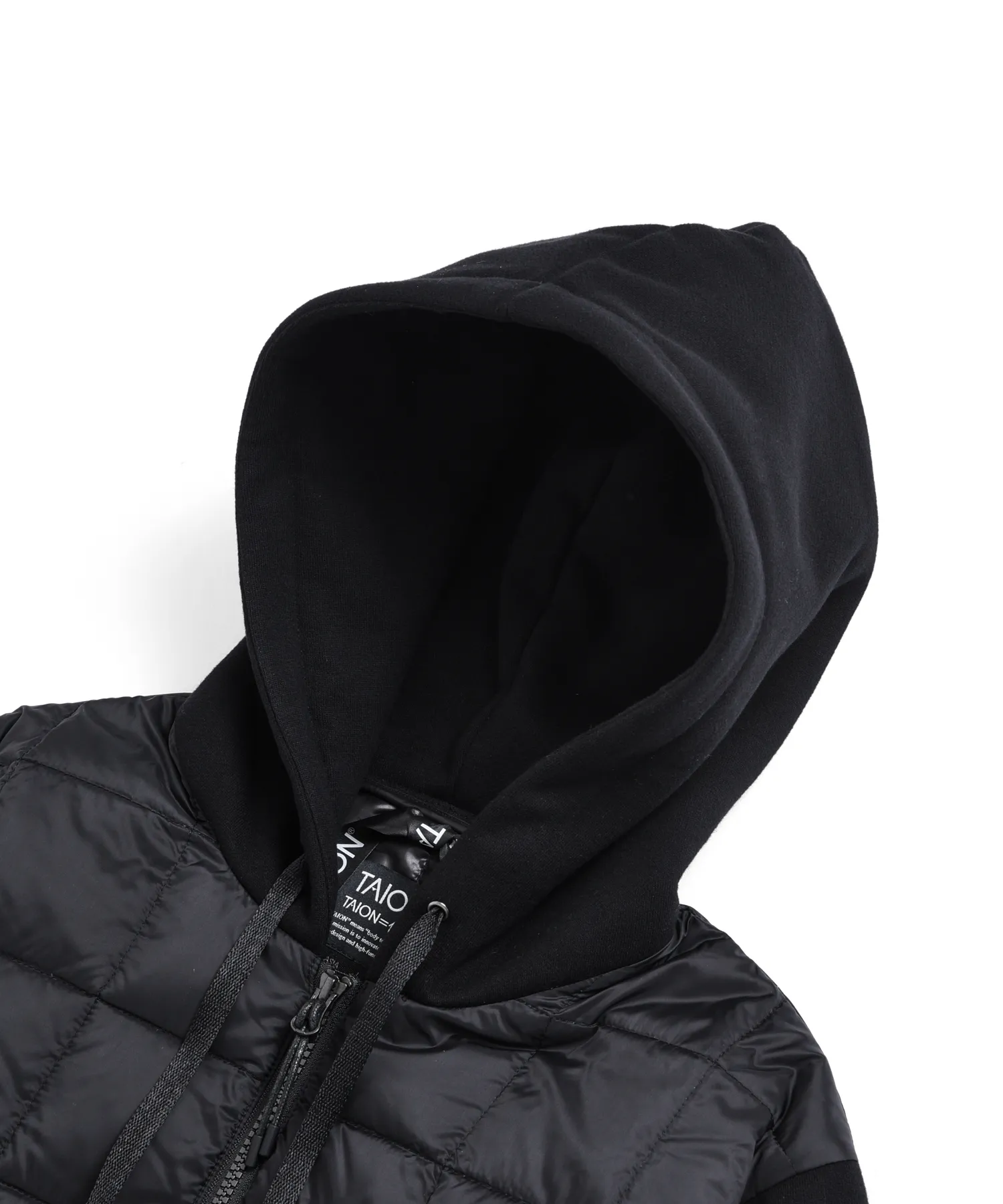 Unisex Basic W-Zip Front Hoodie + Sweats Sleeve sold by Taion product image thumbnail 5