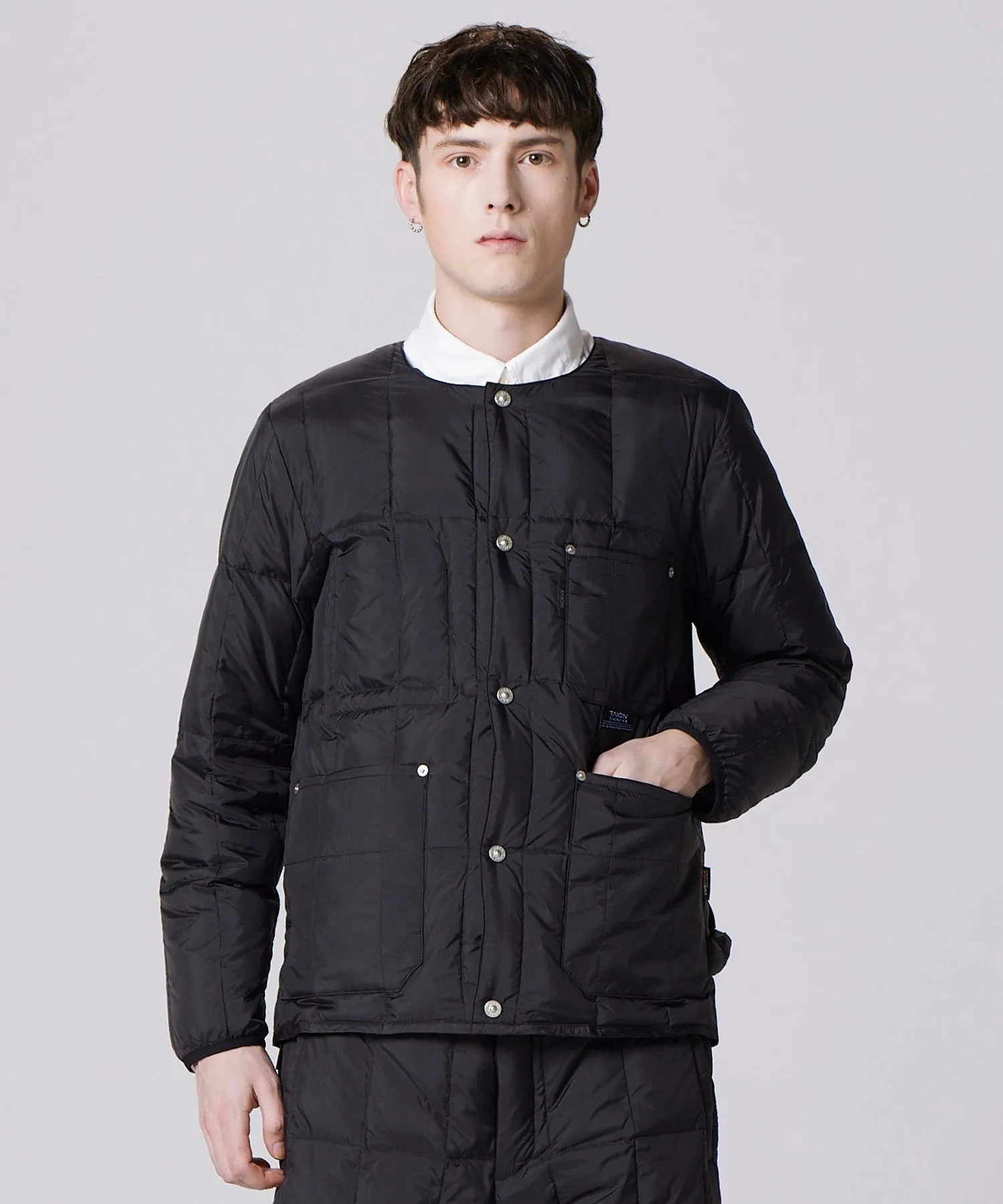 Unisex Work Crew Neck Down Jacket sold by Taion product image thumbnail 2