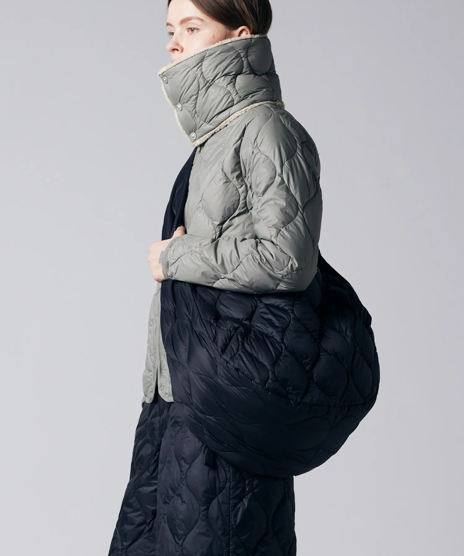 Military Banana Shoulder Down Bag - L sold by Taion product image thumbnail 2