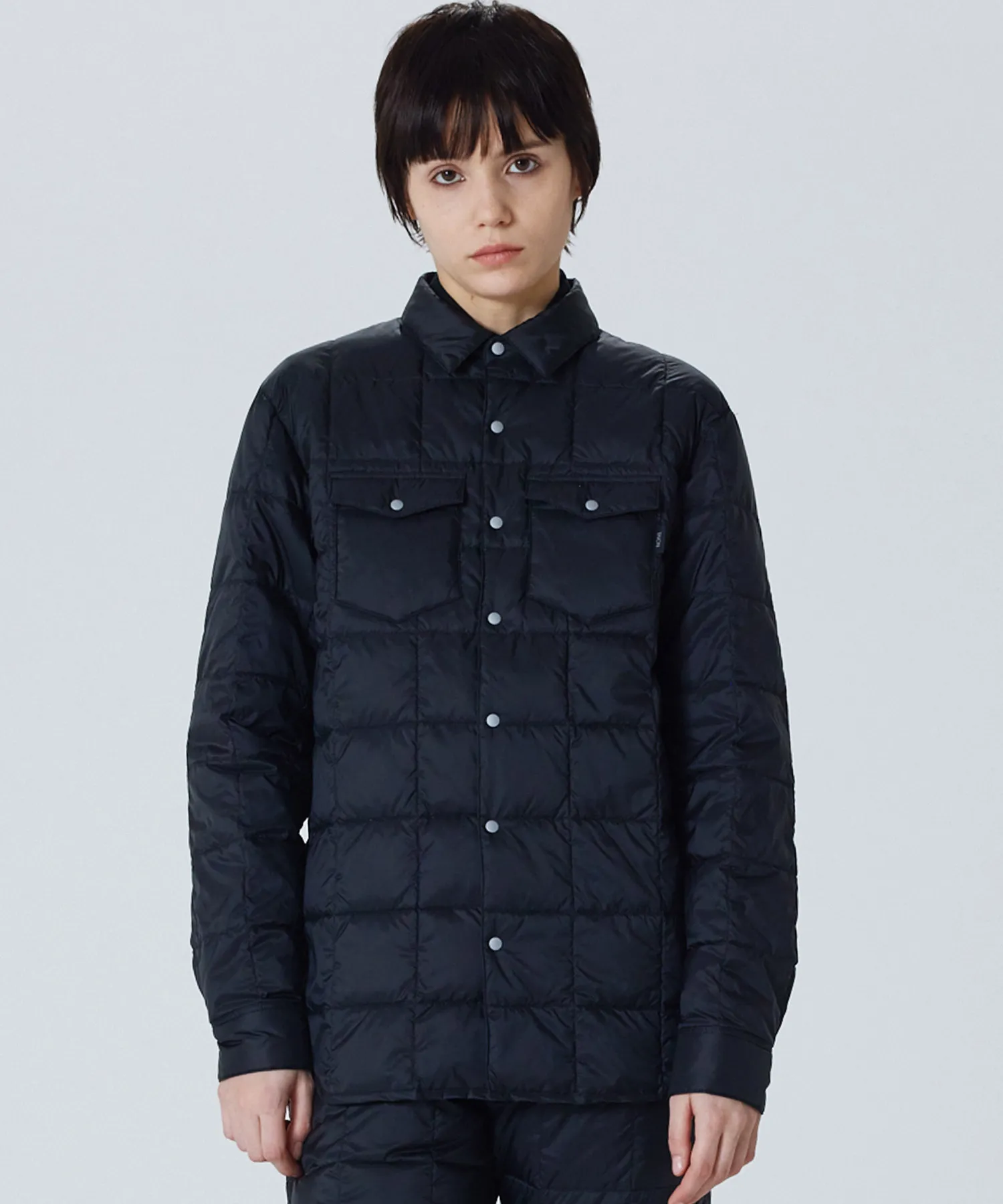 Unisex Basic W-Pocket Down Shirts sold by Taion