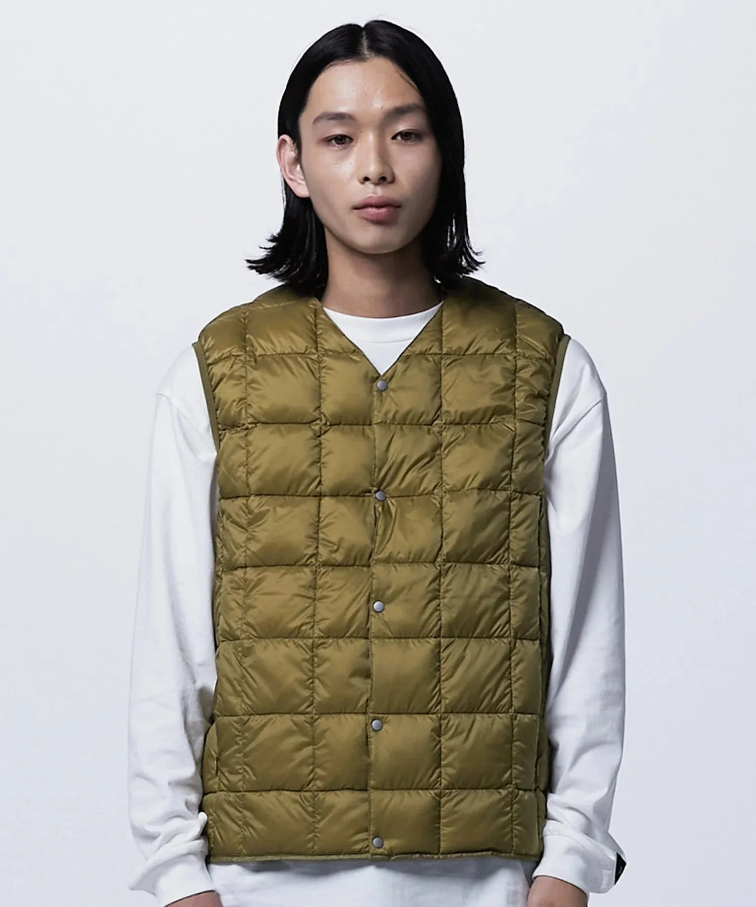 Unisex Basic V-Neck Button Down Vest sold by Taion