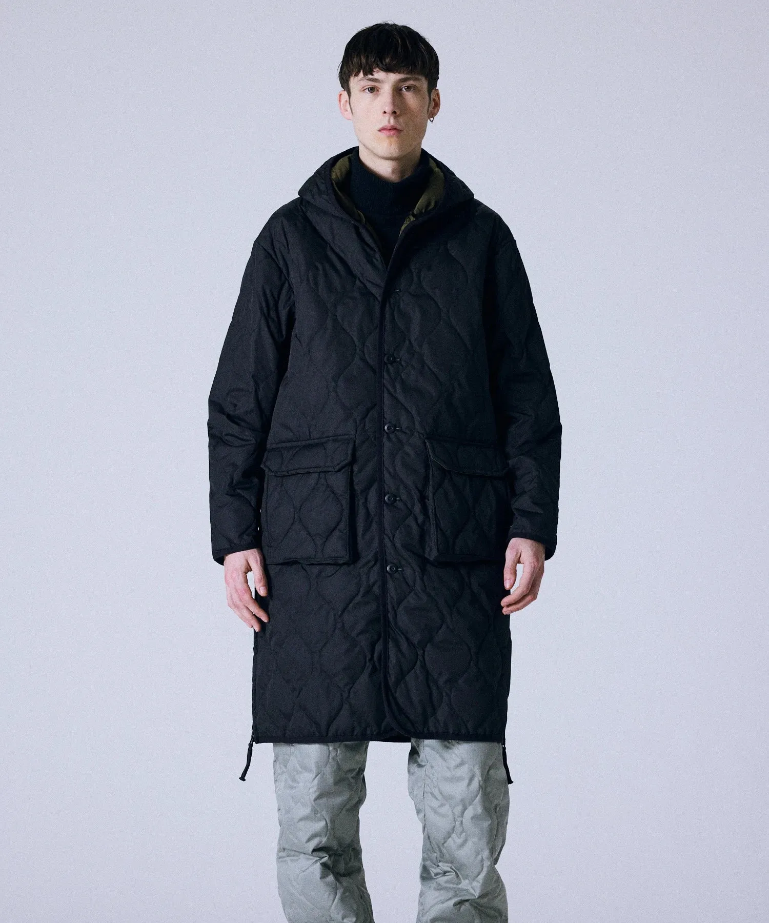 Unisex Military Hood Long Down Coat (Hard Shell) sold by Taion product image thumbnail 2