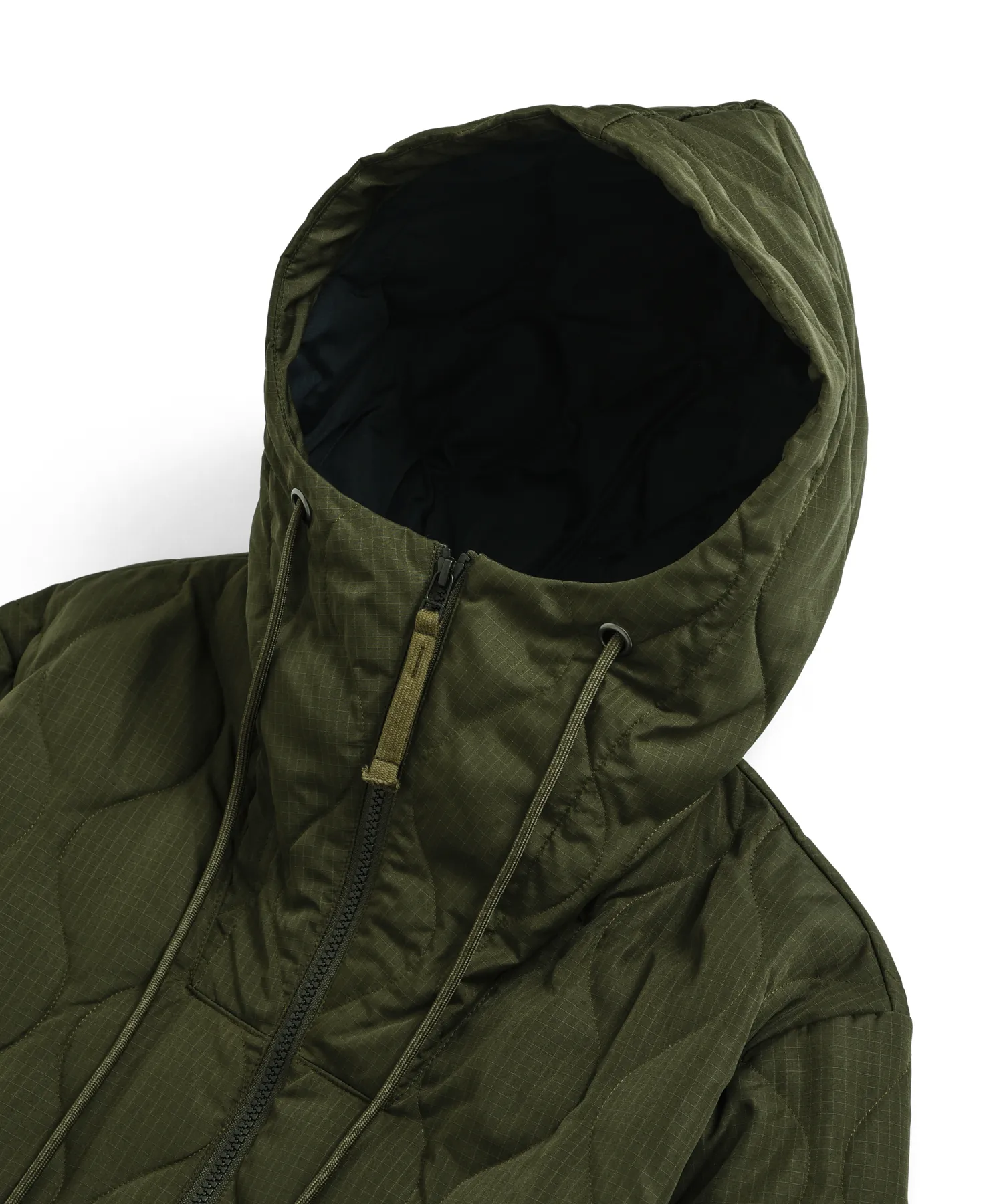 Unisex Military W-Zip Down Hoodie sold by Taion product image thumbnail 4