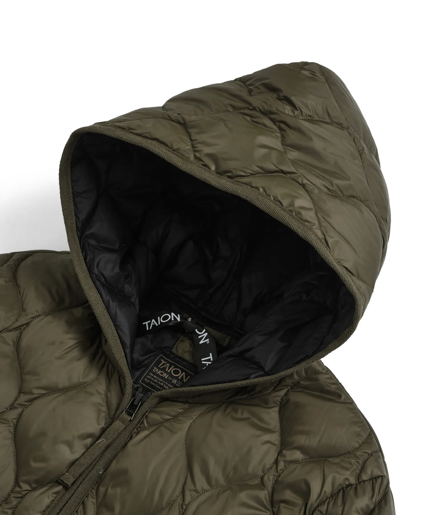 Unisex Military Hood W-Zip Down Jacket (Soft Shell) sold by Taion product image thumbnail 4