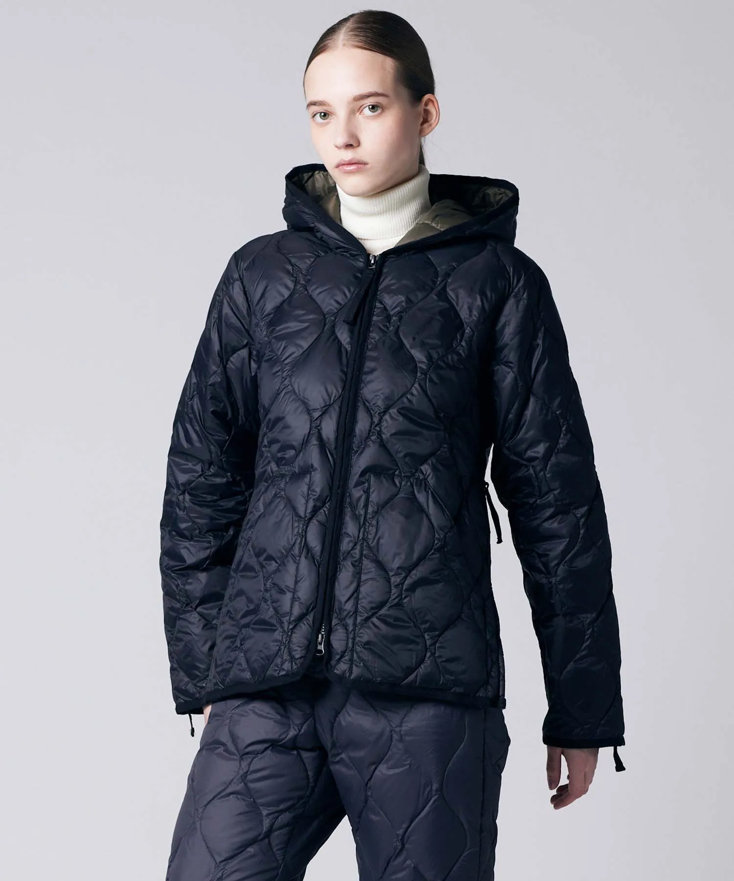Unisex Military Hood W-Zip Down Jacket (Soft Shell) sold by Taion