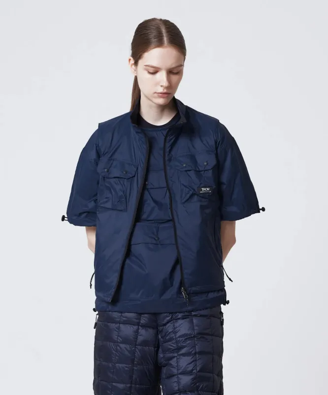 Unisex Non Down Mountain Reversible W-Zip Vest sold by Taion