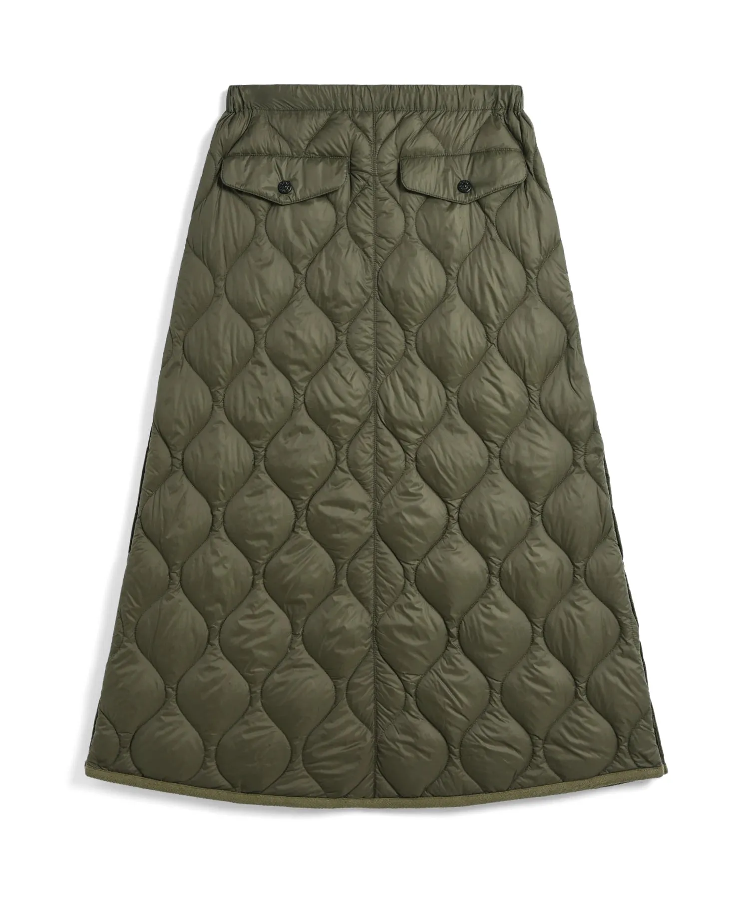 Women's Military Snap Button Down Skirt (Soft Shell) sold by Taion product image thumbnail 3
