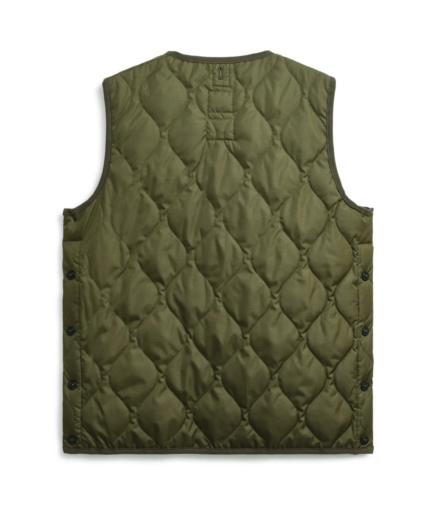 Unisex Military Zip V-Neck Down Vest (Hard Shell) sold by Taion product image thumbnail 3