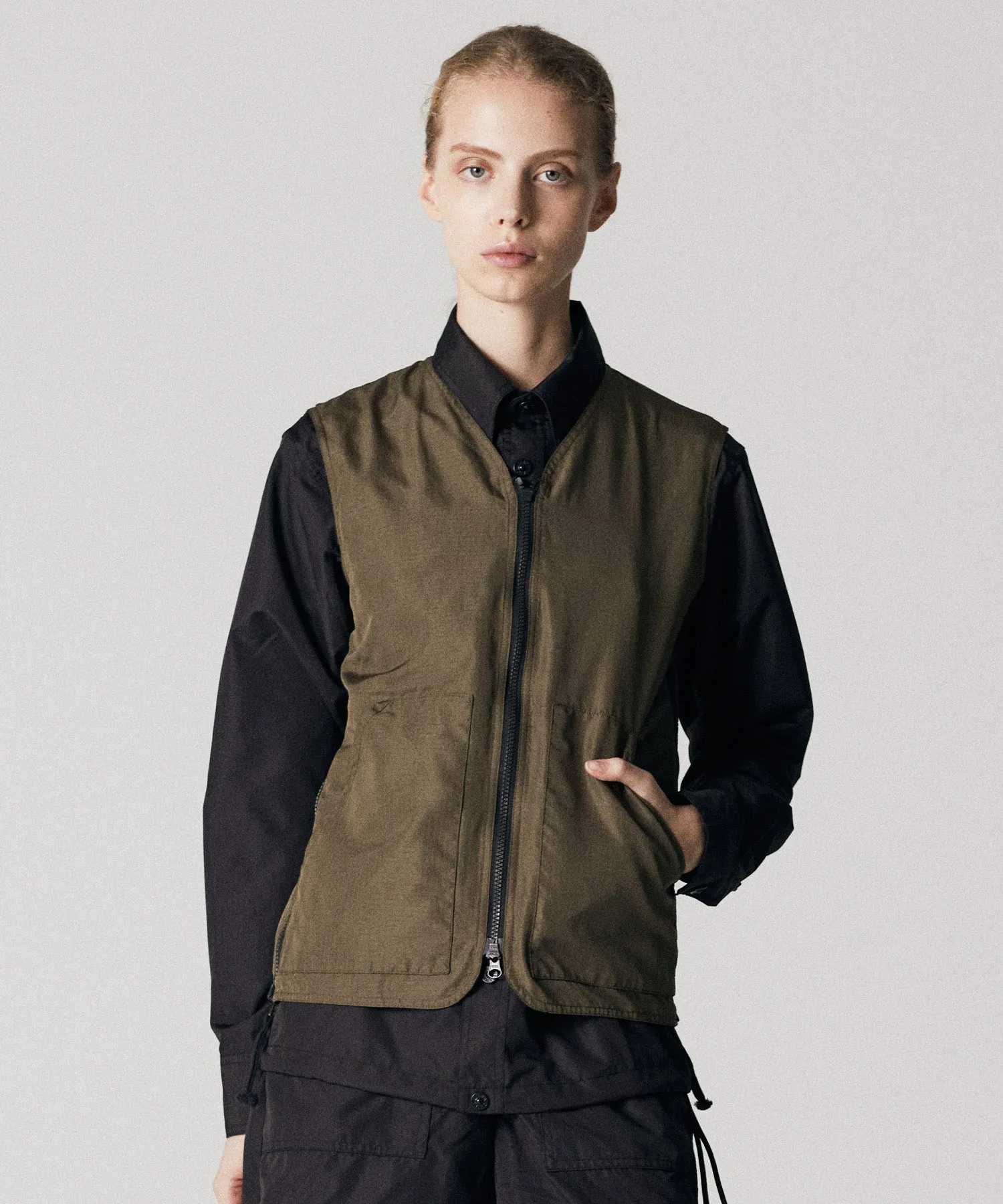 Unisex Non Down Military Reversible V Neck Vest sold by Taion