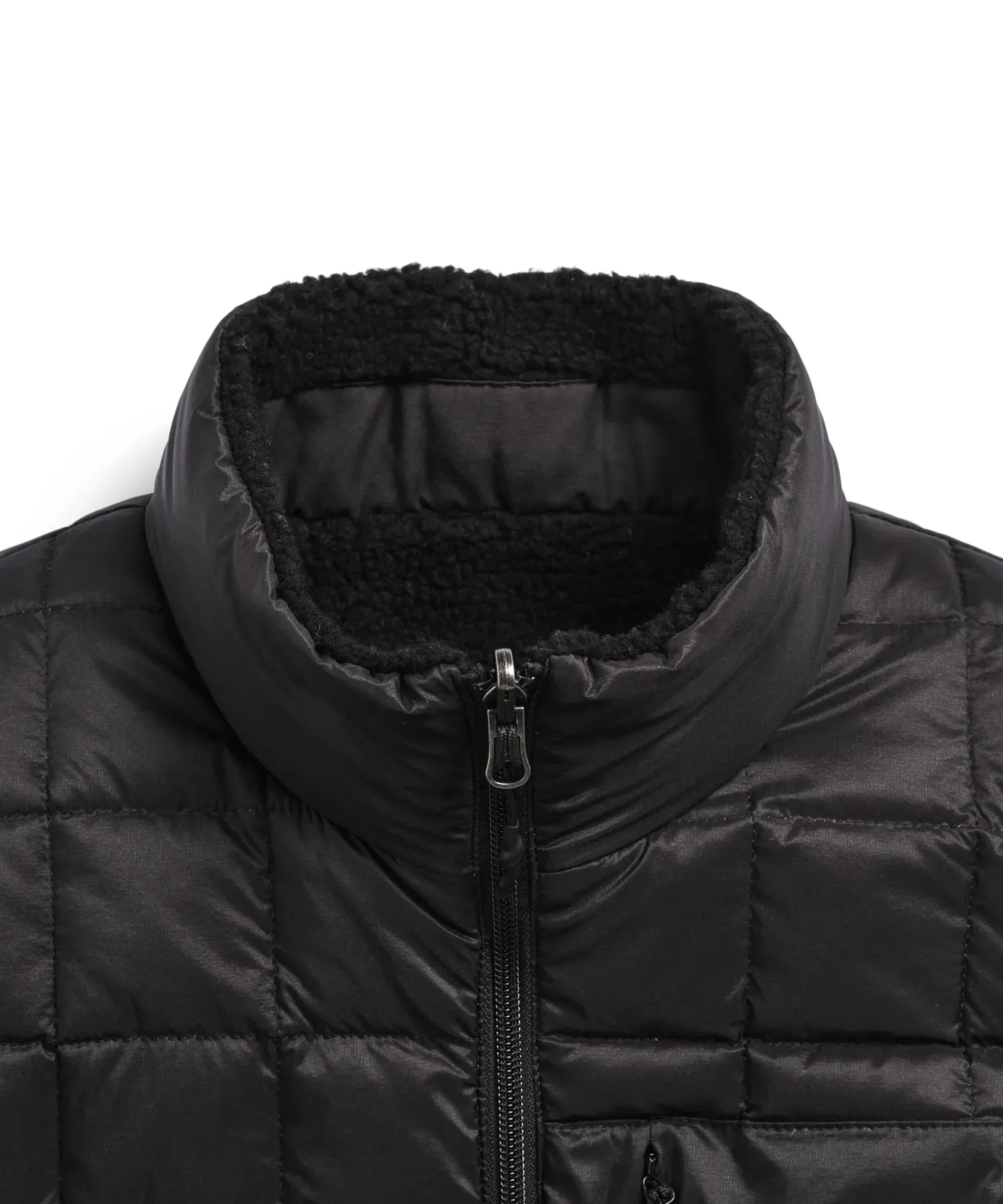 Unisex Mountain Reversible "Down×Light boa" Hi Neck Vest sold by Taion product image thumbnail 3