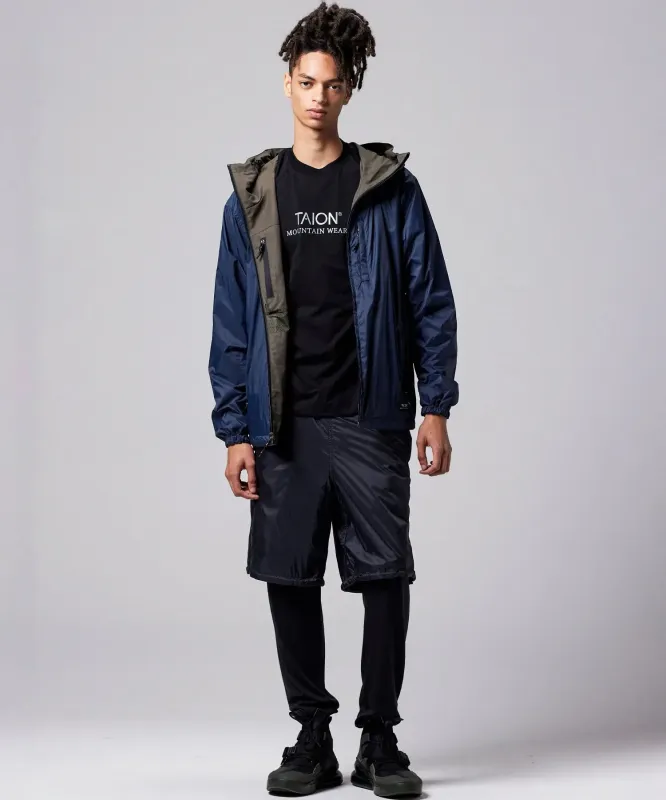 Unisex Non Down Mountain Reversible W-Zip Hood Jacket made by Taion