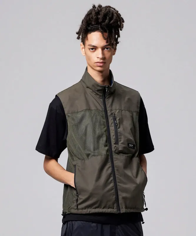 Unisex Non Down Mountain Reversible Mesh Vest made by Taion