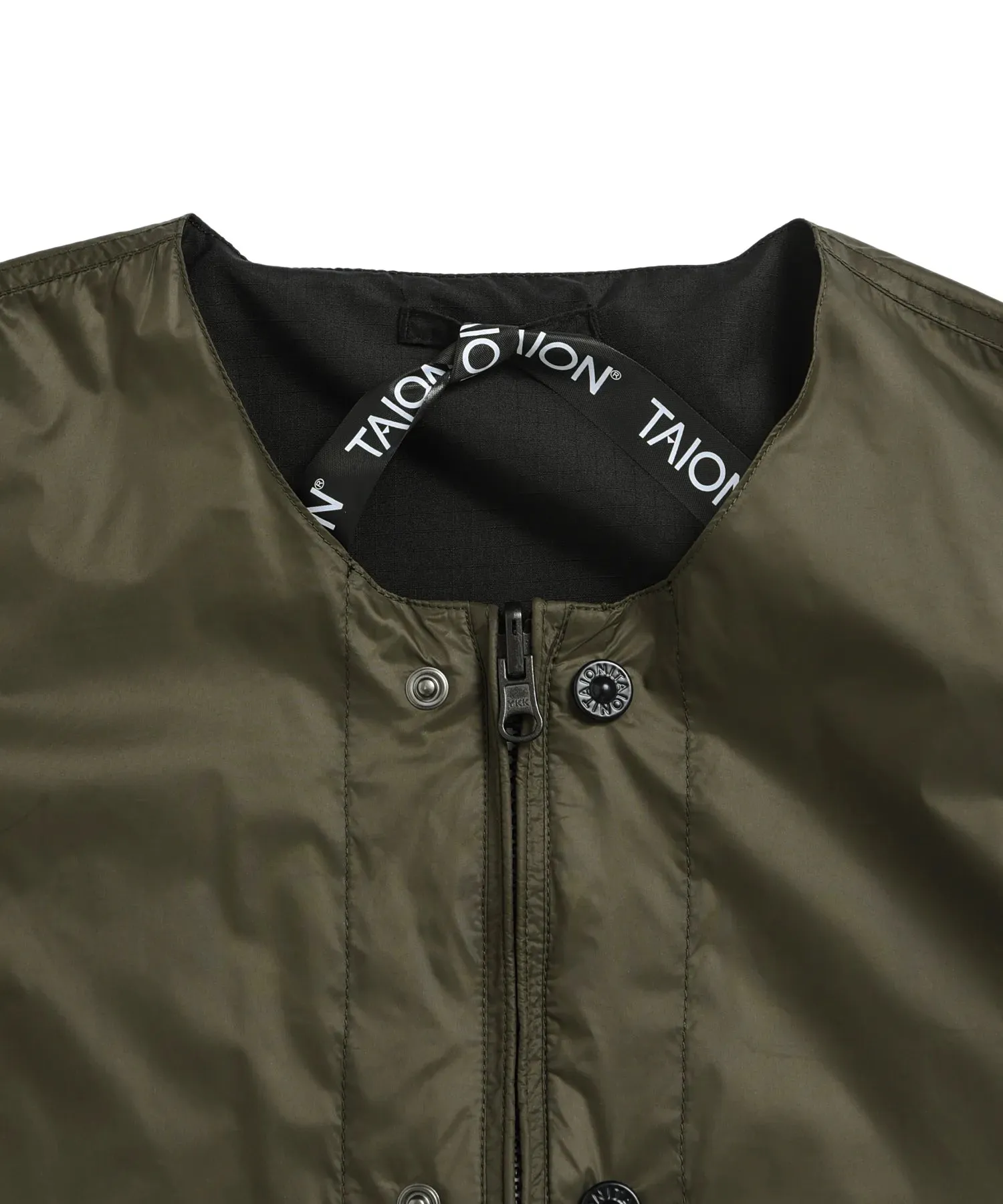 Unisex Non Down Military Reversible M65 Liner W-Zip Jacket sold by Taion product image thumbnail 4