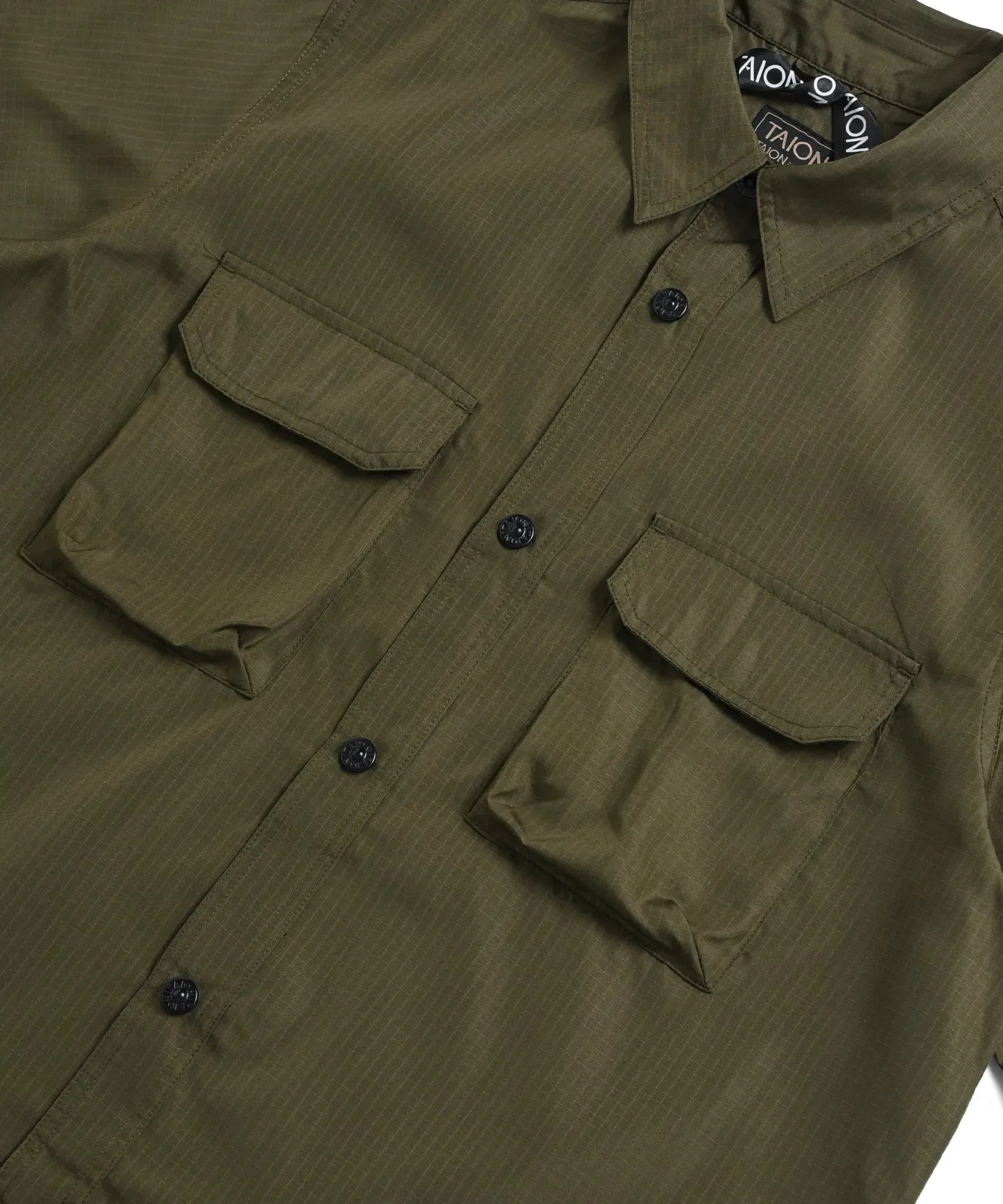 Unisex Non Down Military Adjust Shirts <Half Sleeve> sold by Taion product image thumbnail 4