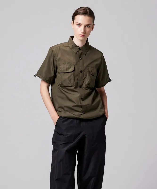 Unisex Non Down Military Adjust Shirts <Half Sleeve> made by Taion
