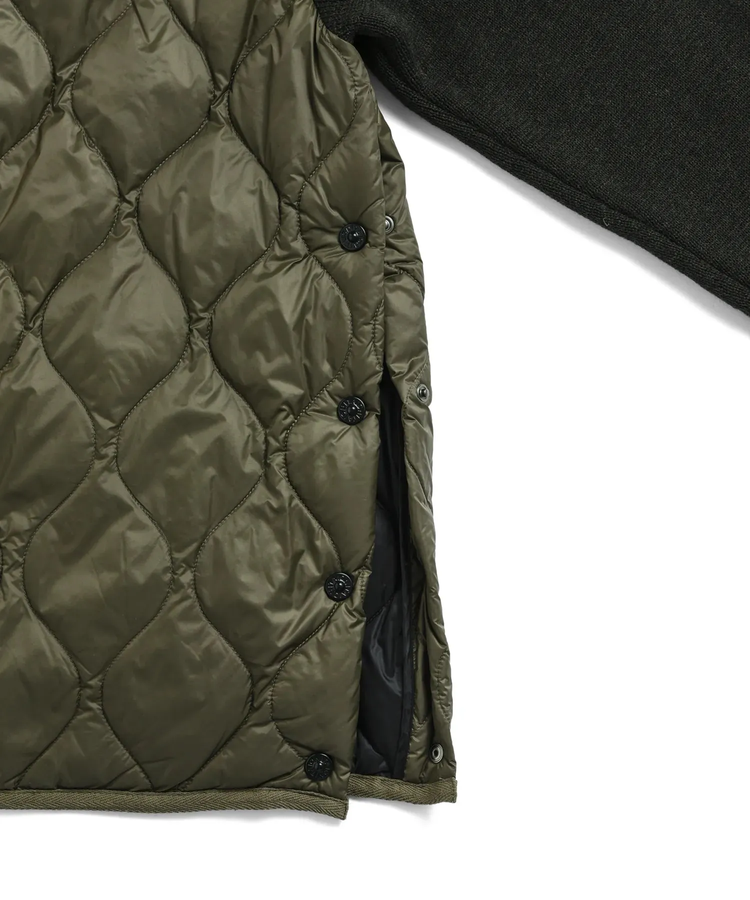Unisex Military Hi Neck Knit + Down (Soft Shell) (TEST) sold by Taion product image thumbnail 5