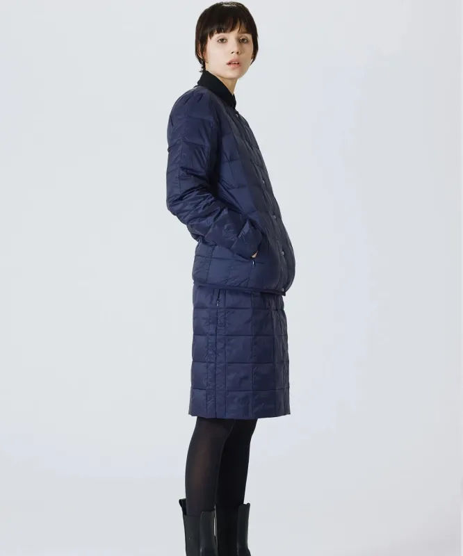 Women's Basic Box Down Skirt made by Taion