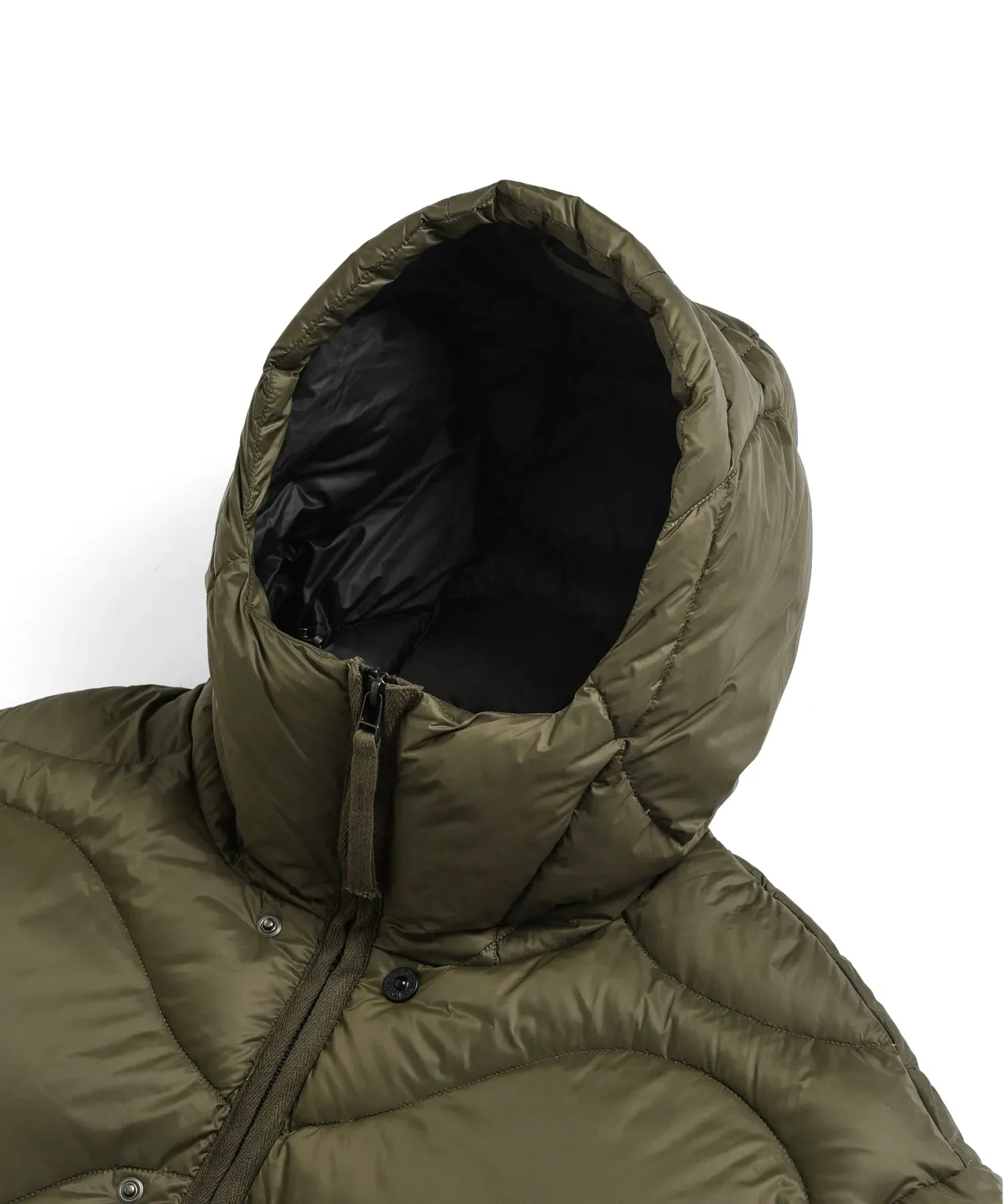 Unisex Military Hooded Volume Down Jacket (SOFT SHELL) sold by Taion product image thumbnail 4