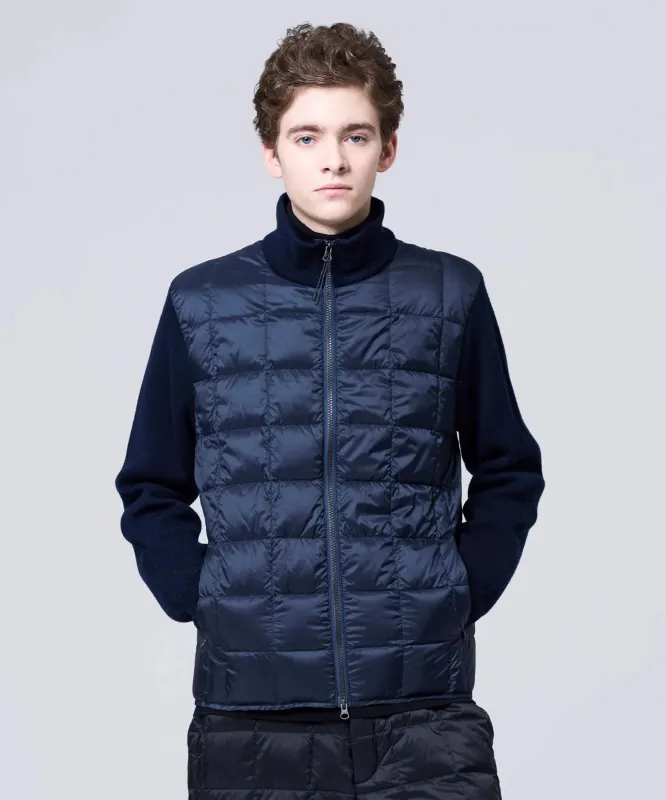 Basic Hi Neck Down Jacket + Knit Sleeves made by Taion