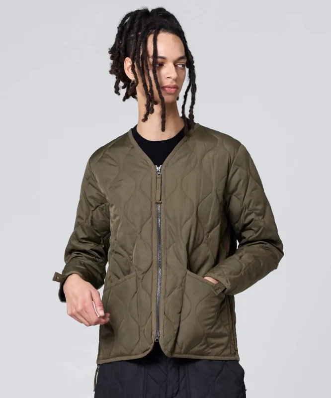 Unisex Military W-Zip V-Neck Down Jacket (Hard Shell) made by Taion