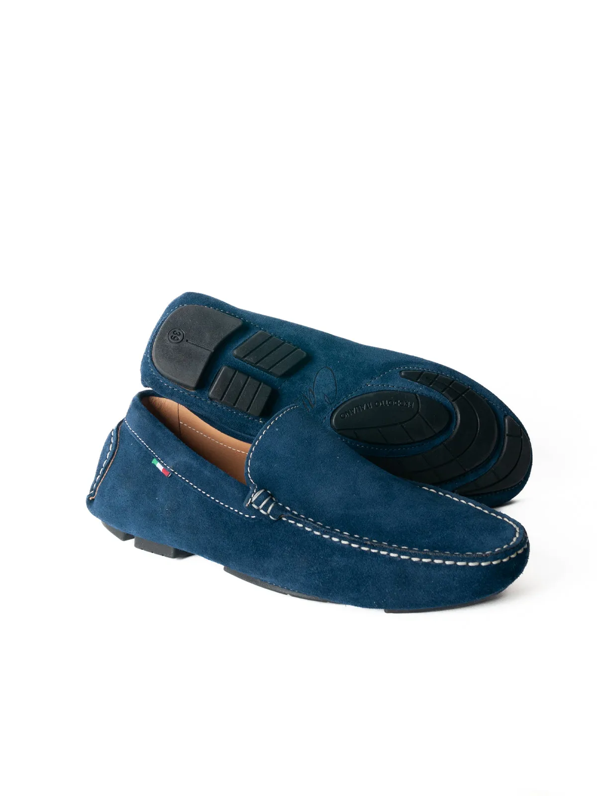 Mocassino basic - Blu navy sold by Carro Positano product image thumbnail 3