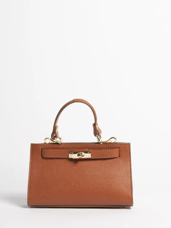 Borsa Mini Kelly - Cuoio sold by Carro Positano