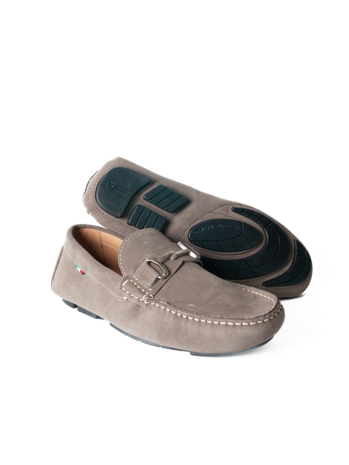 Mocassino basic fibbia - Tortora sold by Carro Positano product image thumbnail 3