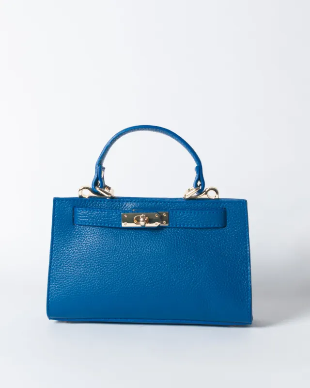 Borsa Mini Kelly - Blu royal sold by Carro Positano
