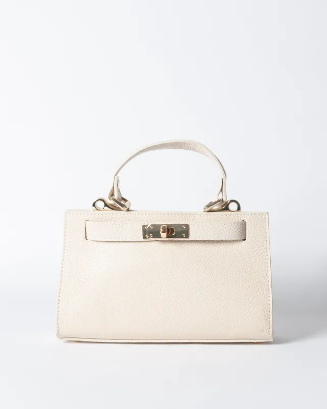 Borsa Mini Kelly foulard - Beige sold by Carro Positano