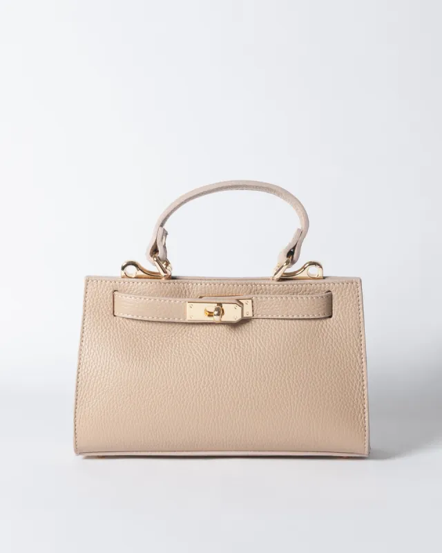 Borsa Mini Kelly foulard - Taupe sold by Carro Positano