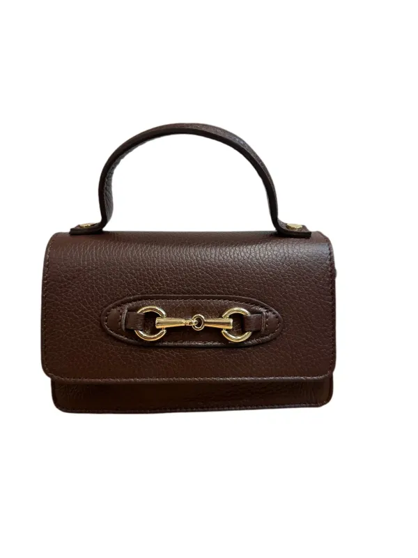 Borsa Mini G - Cioccolato sold by Carro Positano