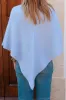 Poncho celeste sold by Carro Positano