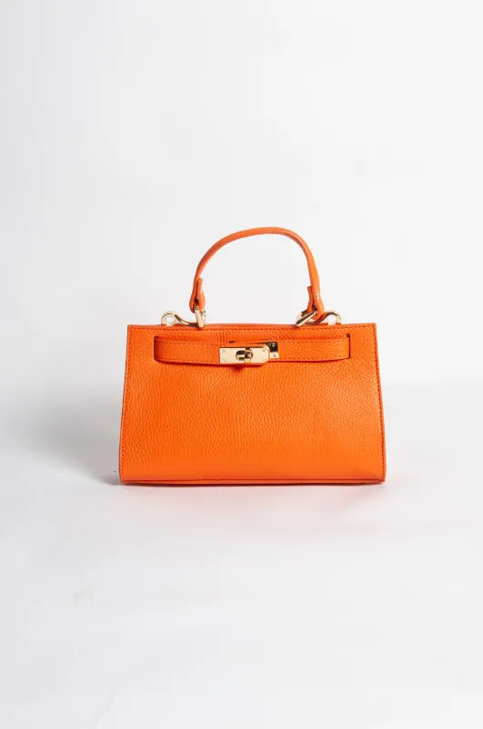 Borsa Mini Kelly foulard - Arancio sold by Carro Positano