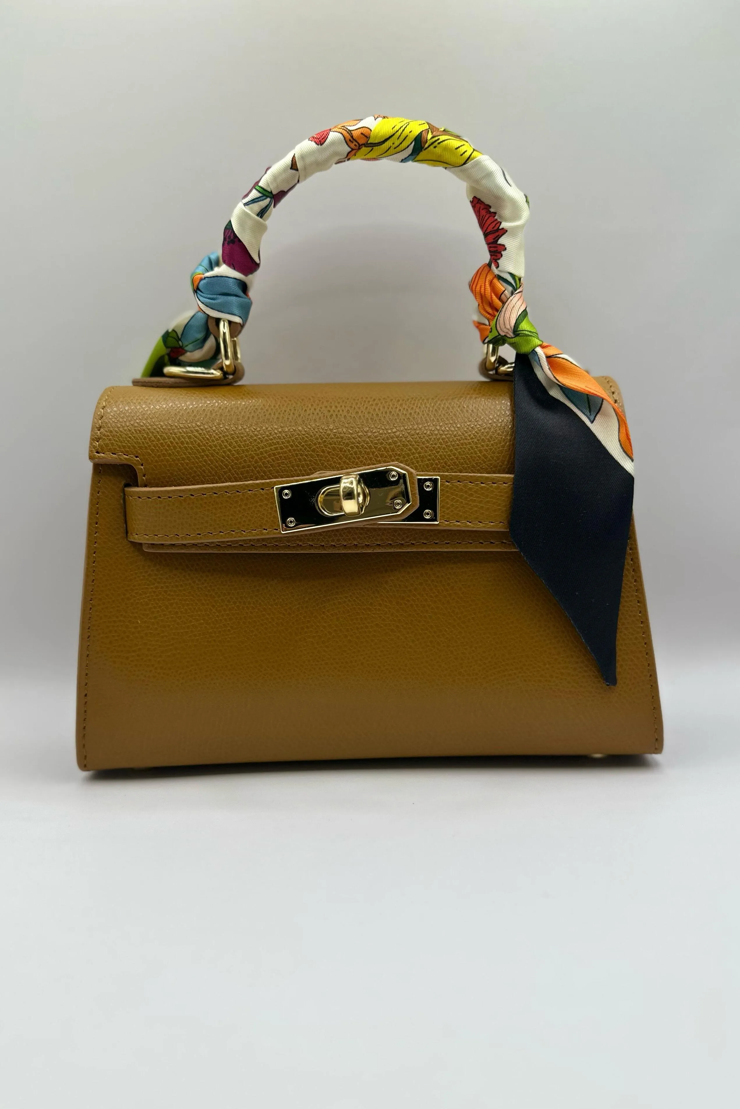 Borsa Mini K foulard - Senape sold by Carro Positano