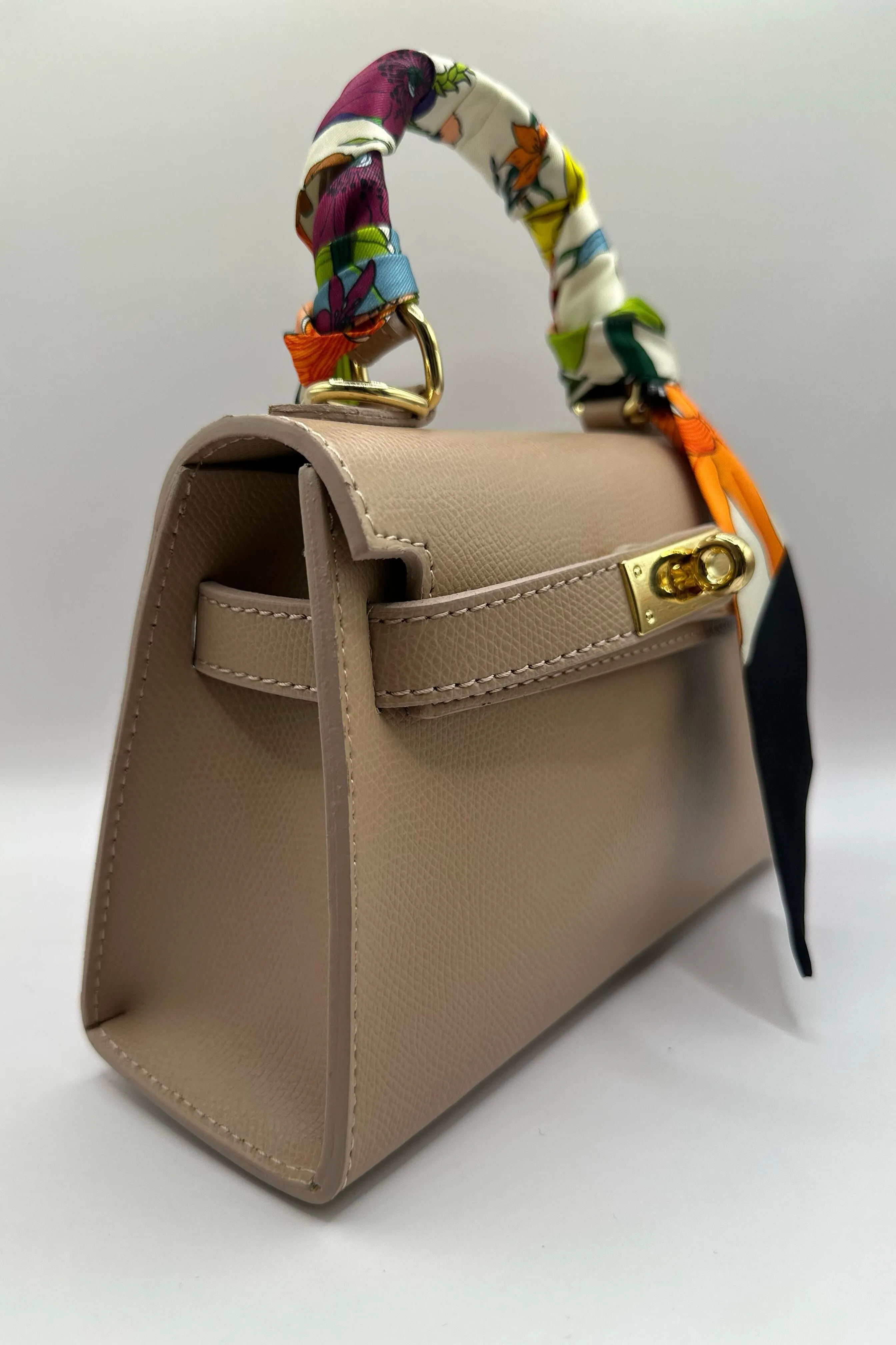 Borsa Mini K foulard - Beige sold by Carro Positano product image thumbnail 2