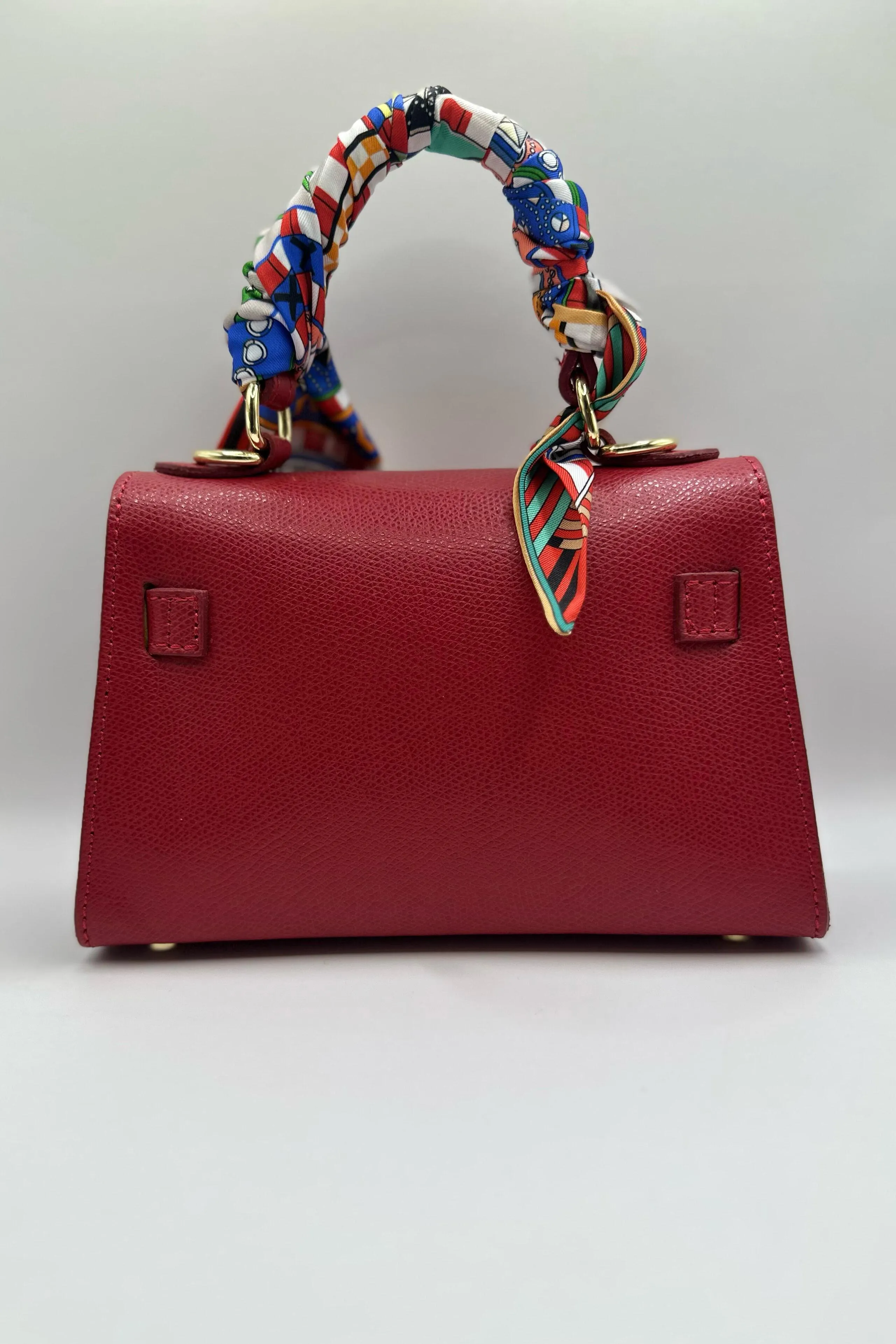Borsa Mini K foulard - Rosso sold by Carro Positano product image thumbnail 3