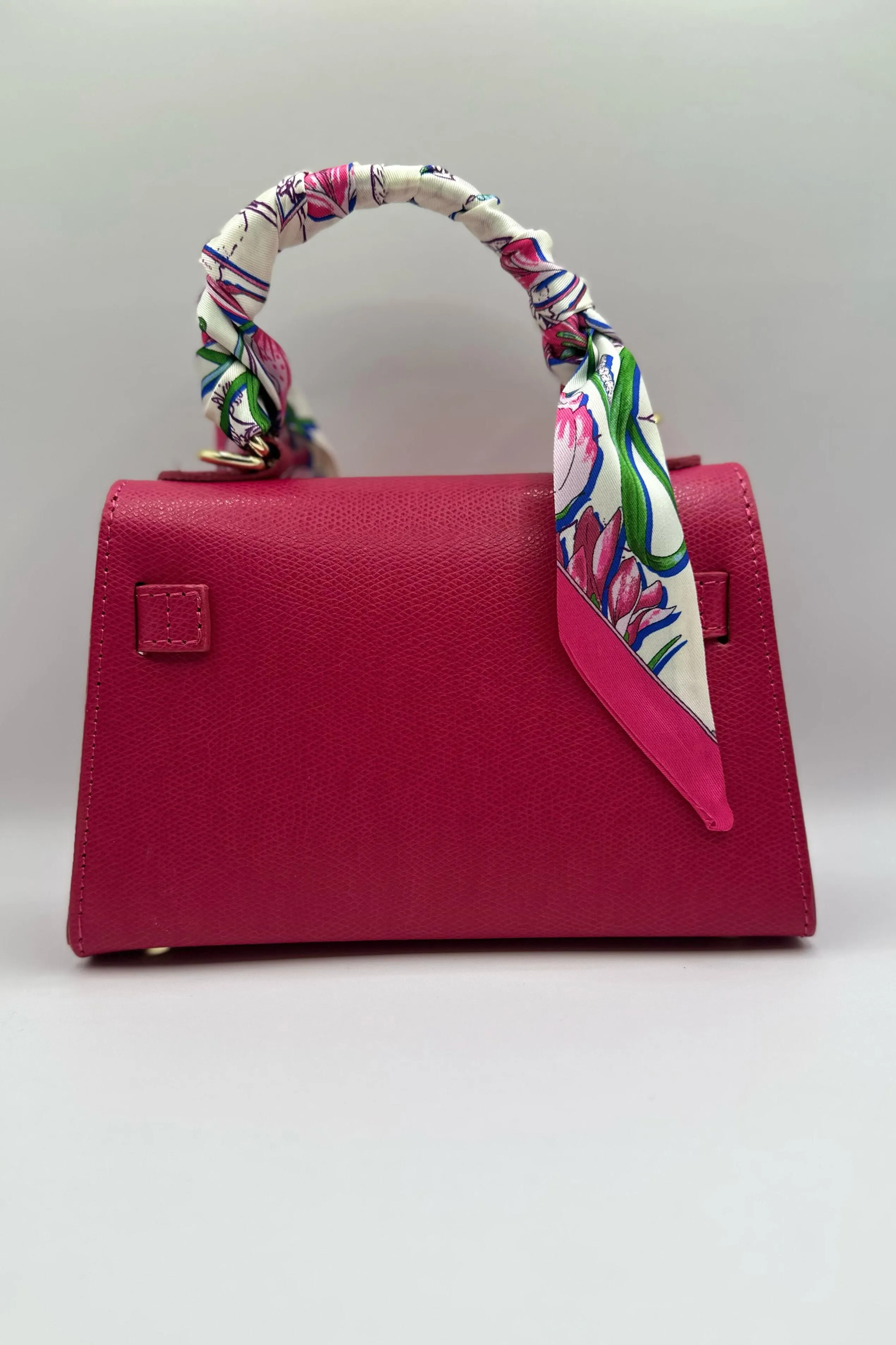 Borsa Mini K foulard - Fucsia sold by Carro Positano product image thumbnail 3