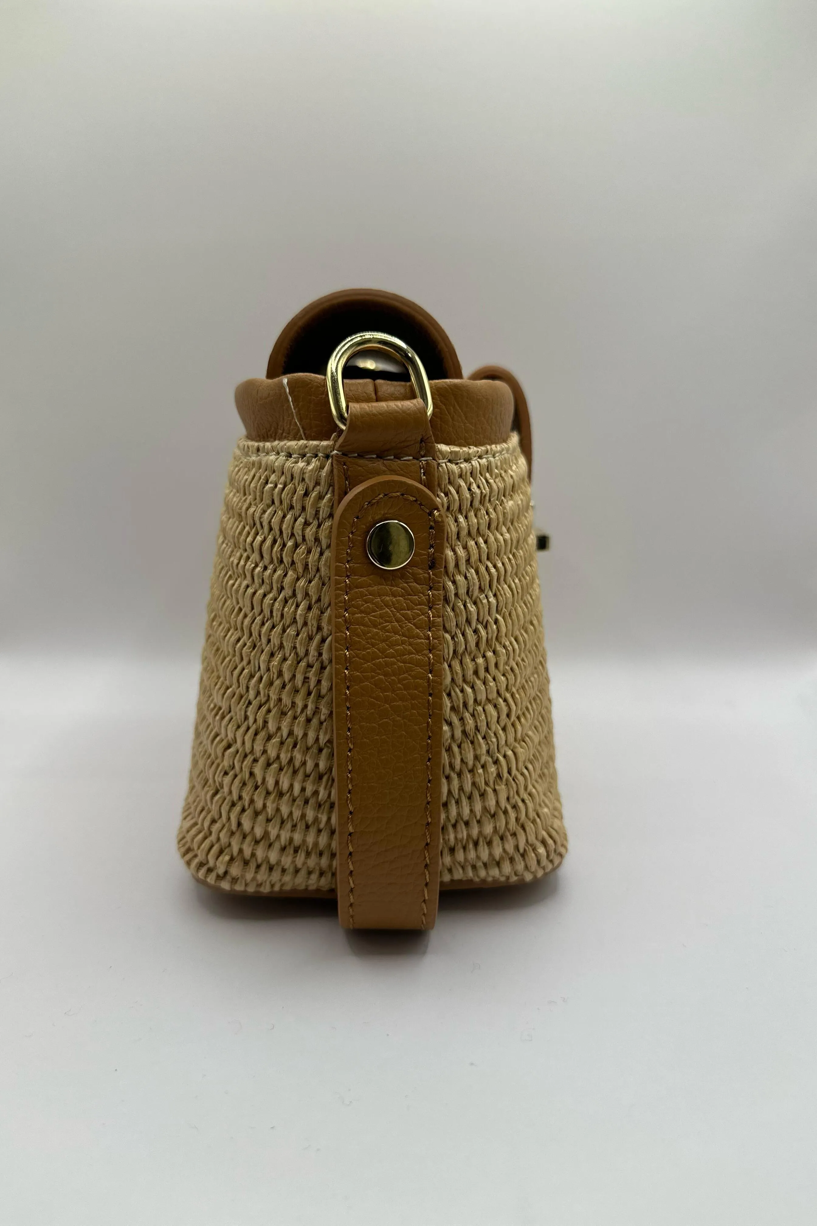 Borsa mini rafia - Cuoio sold by Carro Positano product image thumbnail 3