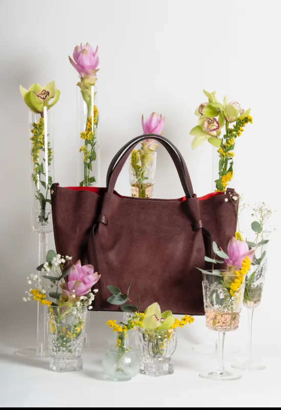 Borsa Rossy- Bordeaux sold by Carro Positano